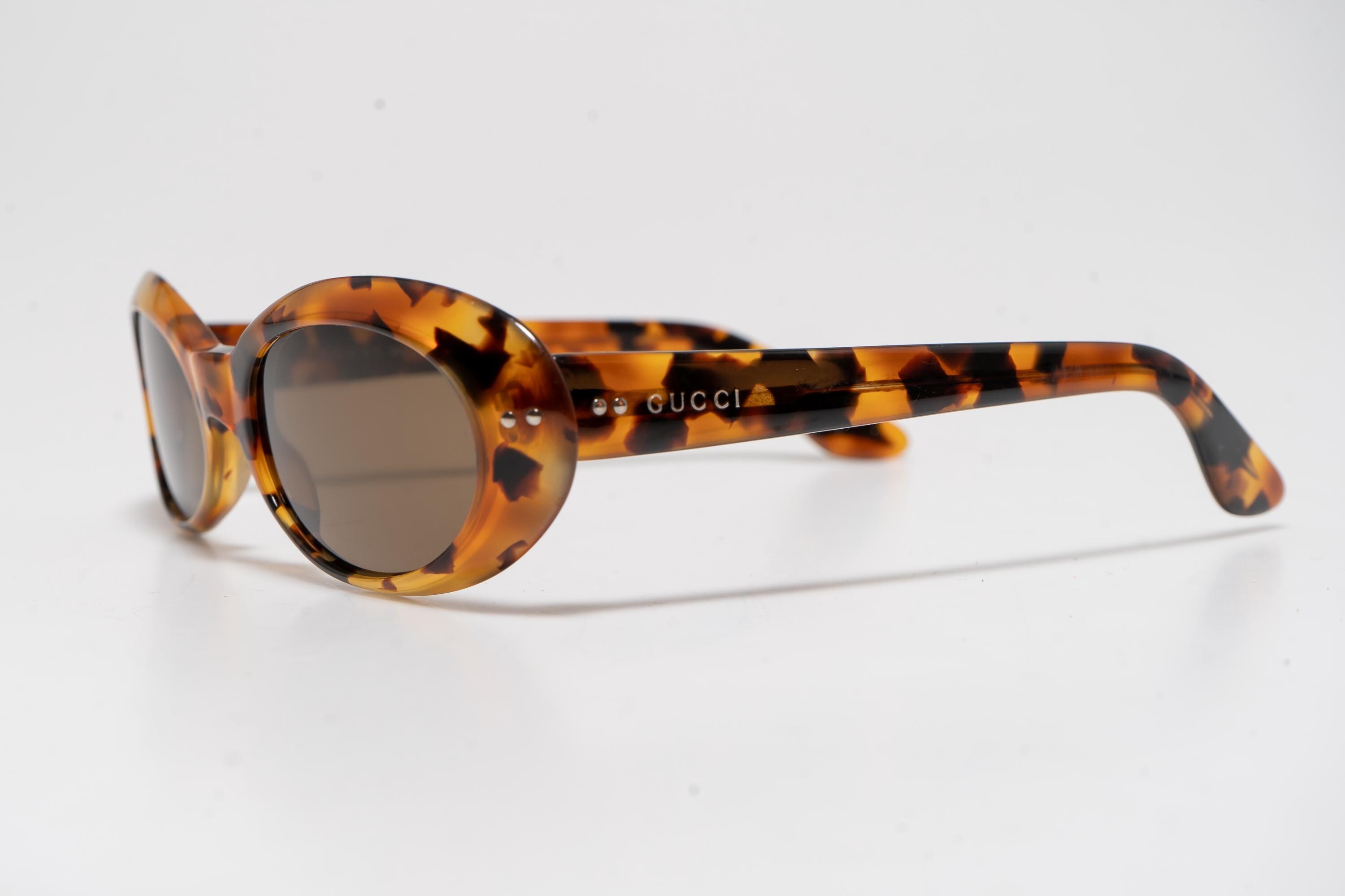 Gucci GG2413/S Authentic Oval Sunglasses Nineties - Etsy