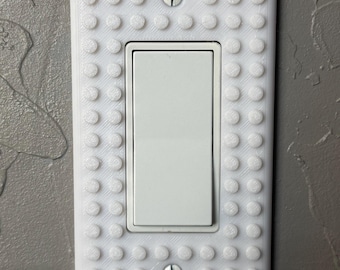 Lego inspiriert Lichtschalter Abdeckungen