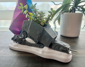 AT-AT Succulent Planter - Star Wars themed