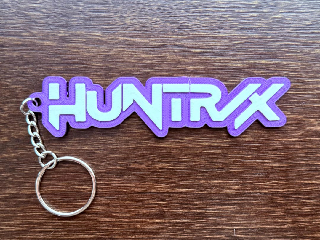 Huntrix Logo Inspired Keychain - Etsy UK
