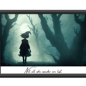 J.R.R. Tolkien Zitat, &quot;Nicht alle, die wandern, sind verloren.&quot; Die Gefährten des Ringes, Sofortiger download, druckbare Wandkunst, Wohnkultur