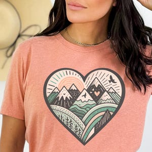 Maglietta da trekking, regali per amanti della natura, regalo per escursionista, maglietta con abbigliamento da trekking, maglietta Gorpcore Granola Girl, maglietta Mountain Wanderlust
