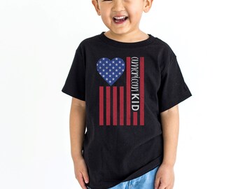 USA Flag Shirt, All American Kid, Independence Day Freedom Shirt, 4th of July Family Shirts, Memorial Day, Labour Day, Patriotic TShirt