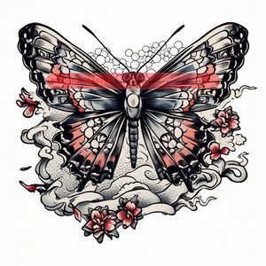 Schmetterling Tattoo