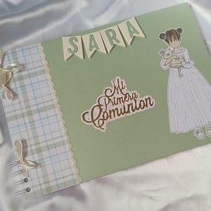 Green Communion Guest Book