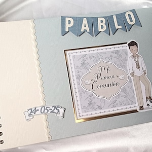 Communion Guest Book for Boys