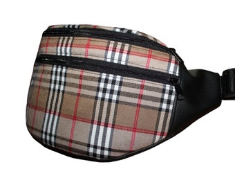 Riñonera tartan