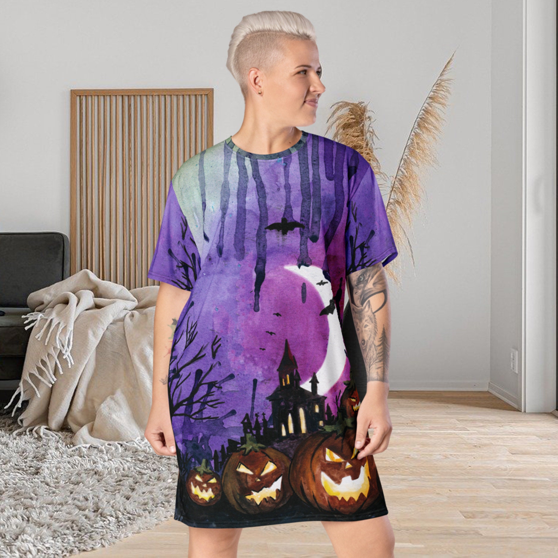 Halloween tshirt dresses discount