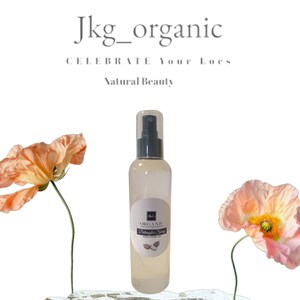 JKG ココナッツ、ホホバ、アルガンオイル配合のデタングラーヘアスプレー（オーガニックビタミンEエッセンシャルオイル、ラベンダー育毛オイル配合）カップル向けギフト