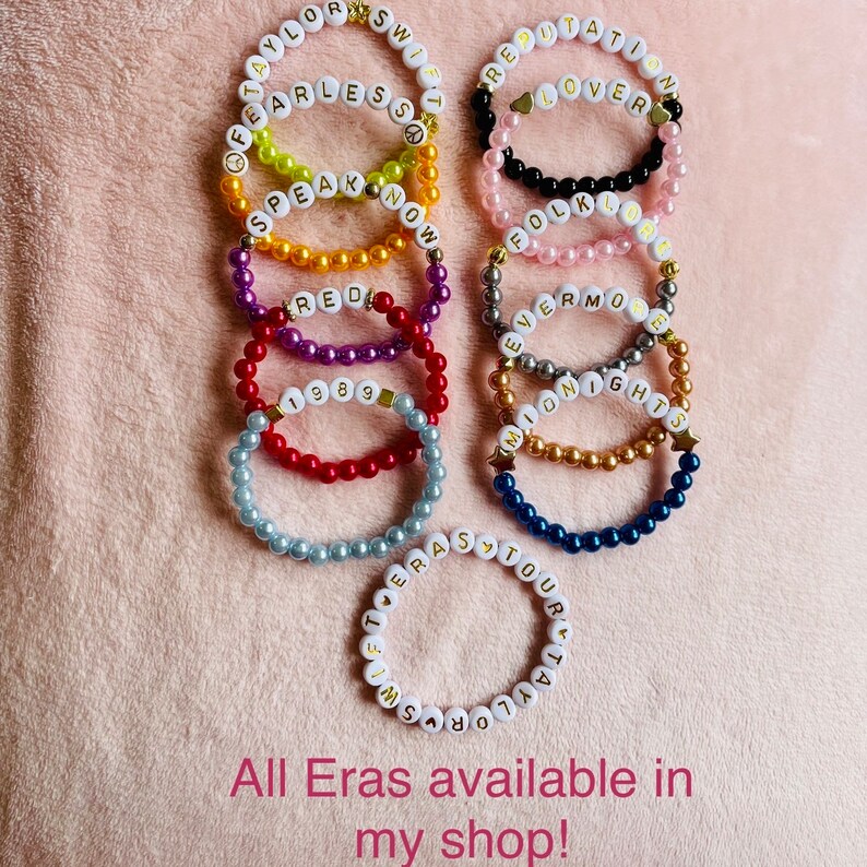 Taylor Swift 1989 Friendship Bracelets Eras Tour Friendship Etsy
