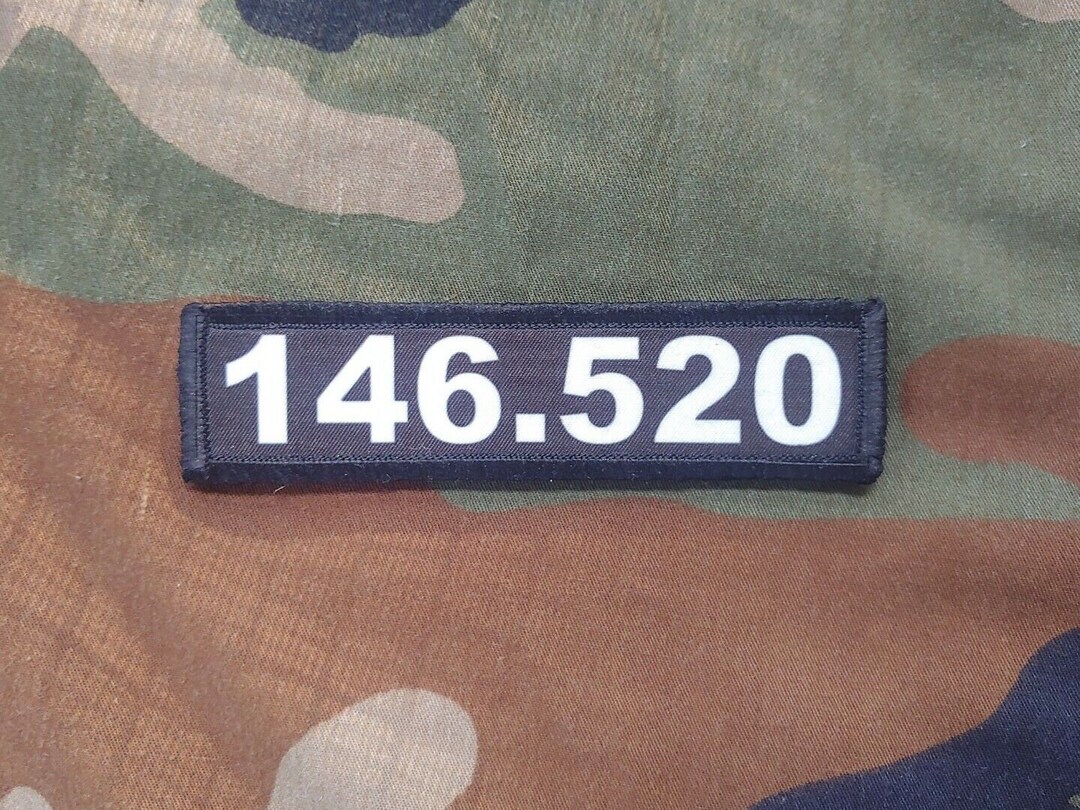 146.520 Simplex Ham Radio National Calling Frequency 1x4 Tactical ...