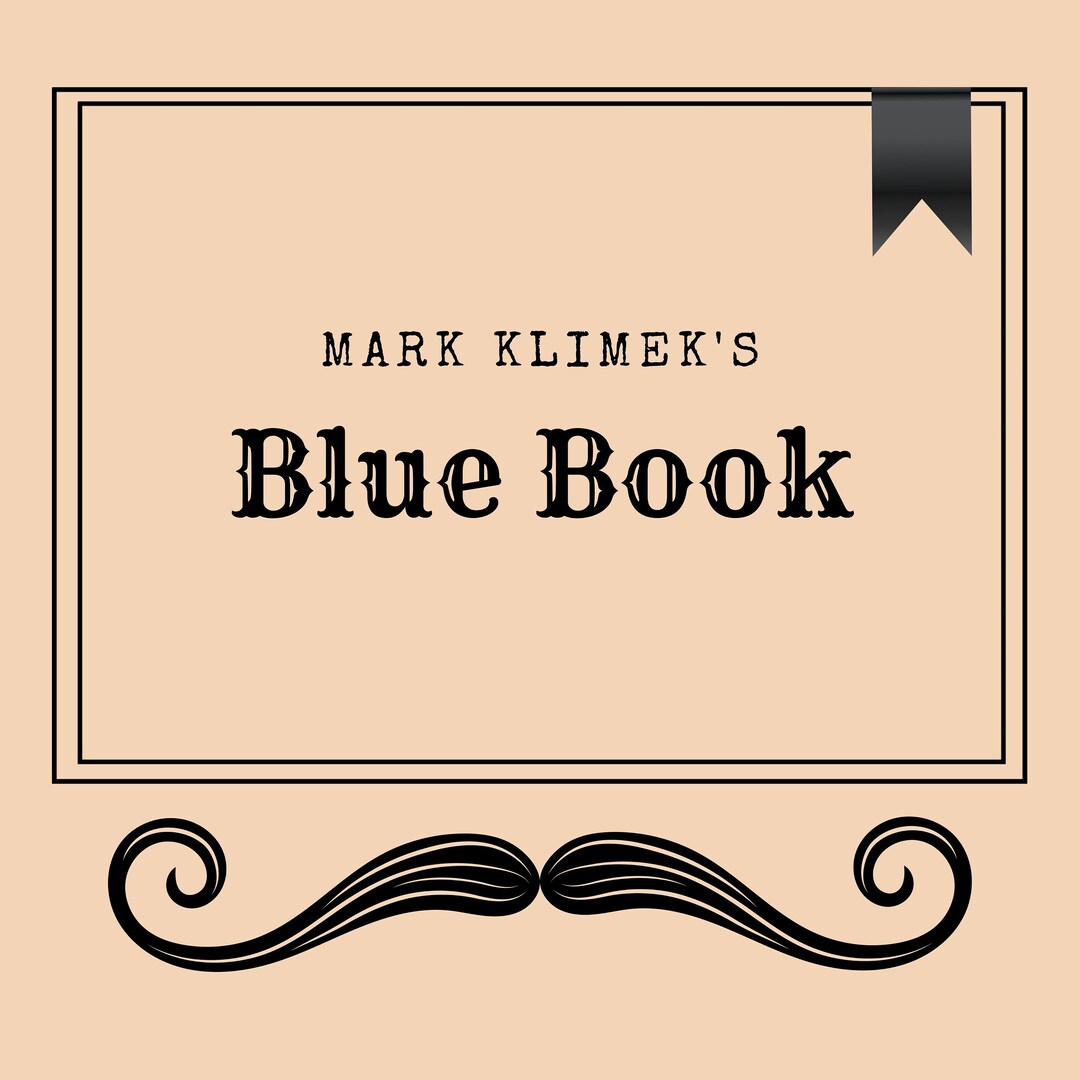 Mark Kilmerk's Blue Book Cutout Study Cards Etsy