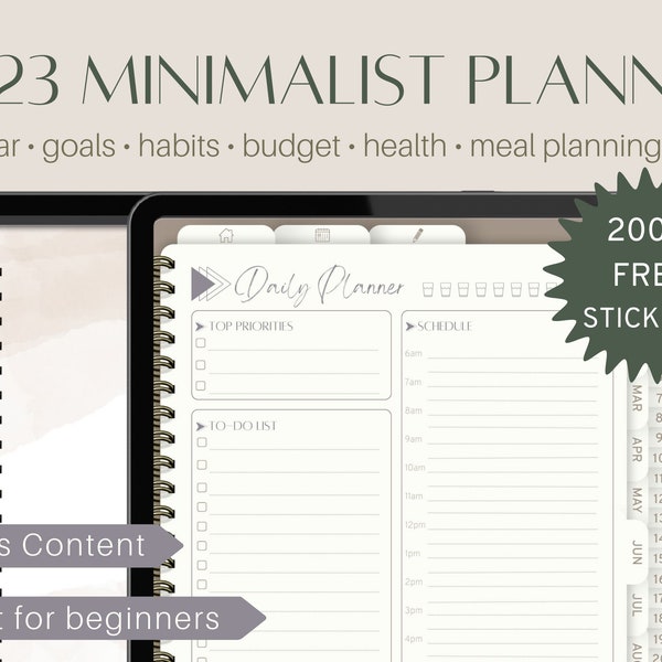 Clean Girl Aesthetic Stickers Etsy