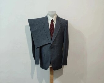 Pinstripe flanel suit