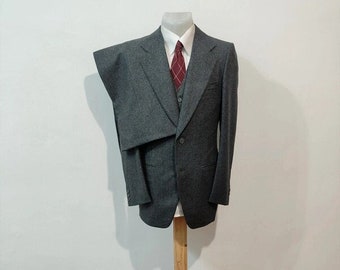 3 piece grey suit