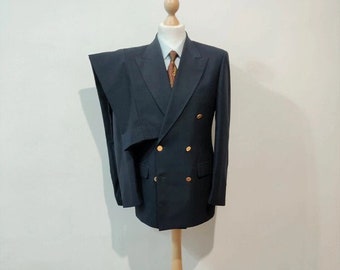 Double breasted Navy suit