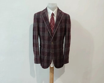 Red tweed jacket