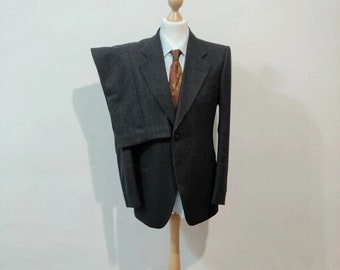 Pinstripe flanel suit