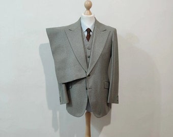 3 piece flanel suit