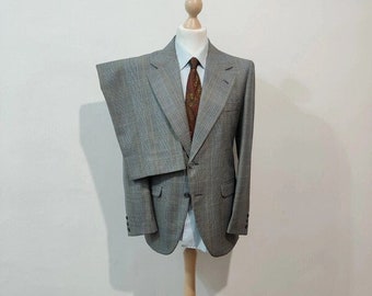 Glen plaid suit