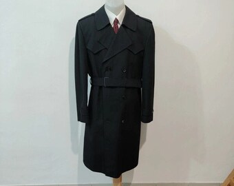 Black trench coat