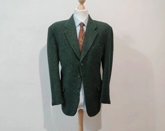 Grüner Harris-Tweed