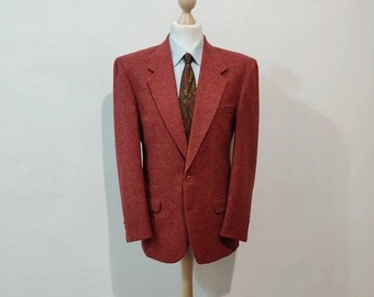 Giacca in tweed rosso