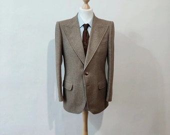 Flanel brown jacket