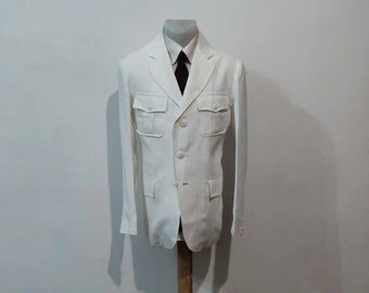 White linen jacket