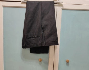 Flannel black pant