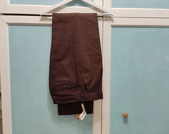 Brown flannel pants