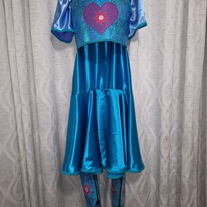 faux shawl fancy dress