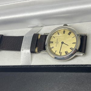 Ulysse Nardin vintage watch solid sterling silver case 37 mm Serviced! image 4