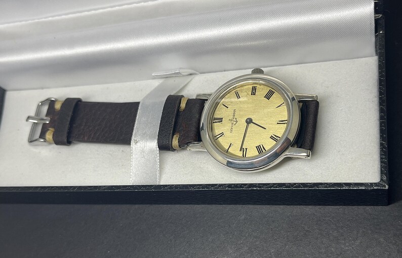 Ulysse Nardin vintage watch solid sterling silver case 37 mm Serviced! image 4