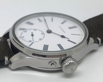 Rare Mens watch Tschetounoff old movement le Coutre. Marriage watch