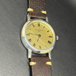 Ulysse Nardin vintage watch solid sterling silver case 37 mm Serviced! image 5