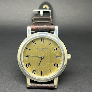 Ulysse Nardin vintage watch solid sterling silver case 37 mm Serviced! image 8