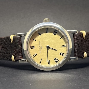 Ulysse Nardin vintage watch solid sterling silver case 37 mm Serviced! image 6