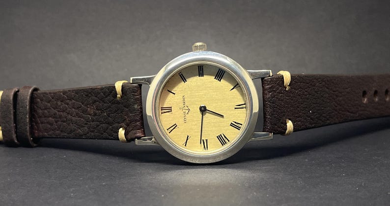 Ulysse Nardin vintage watch solid sterling silver case 37 mm Serviced! image 6
