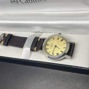 Ulysse Nardin vintage watch solid sterling silver case 37 mm Serviced! image 3