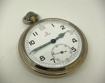Omega GSTP military pocket watch WW2 1939-45s. SERVICED
