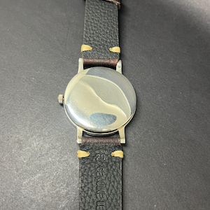 Ulysse Nardin vintage watch solid sterling silver case 37 mm Serviced! image 12