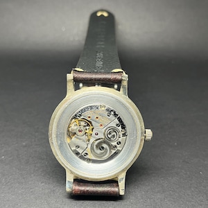 Ulysse Nardin vintage watch solid sterling silver case 37 mm Serviced! image 14