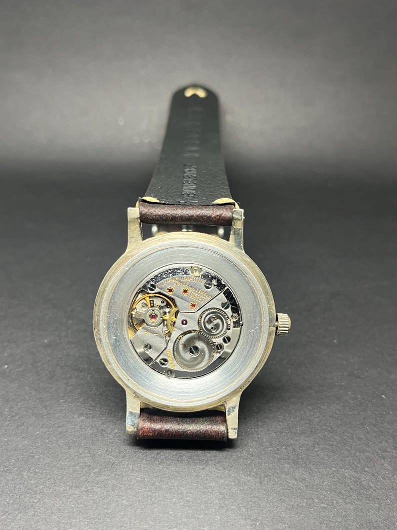 Ulysse Nardin vintage watch solid sterling silver case 37 mm Serviced! image 14