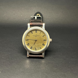 Ulysse Nardin vintage watch solid sterling silver case 37 mm Serviced! image 11
