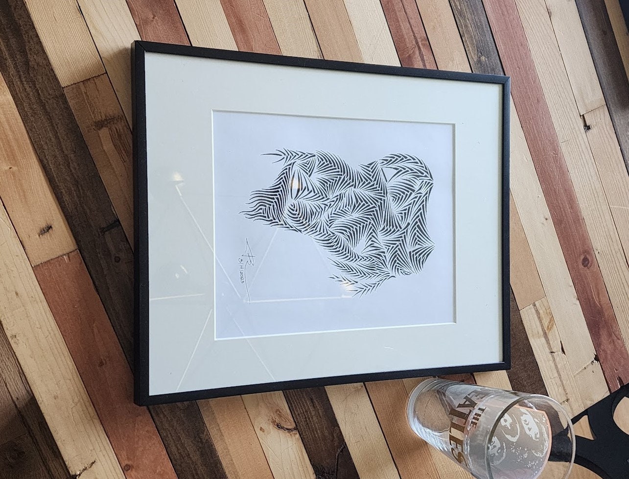 Original Hand-drawn Pen & Ink Abstract Art - Etsy