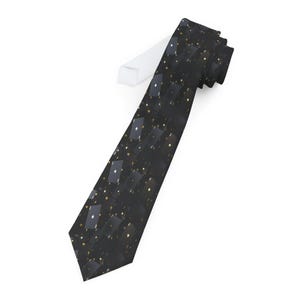 Gravata Golden Aces Las Vegas Casino, Gravata de cartas de pôquer, Gravata de cartas de baralho, Gravata personalizada com estampa, Gravata de cassino masculina Dresss Up
