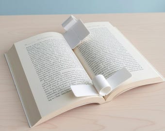 2-in-1 Book Page Holder Bookmark: Portable Reading Accessory - Made in USA