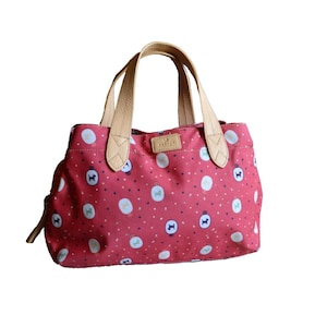 Sac à main RADLEY London avec logo rose et beige pour chien avec monogramme