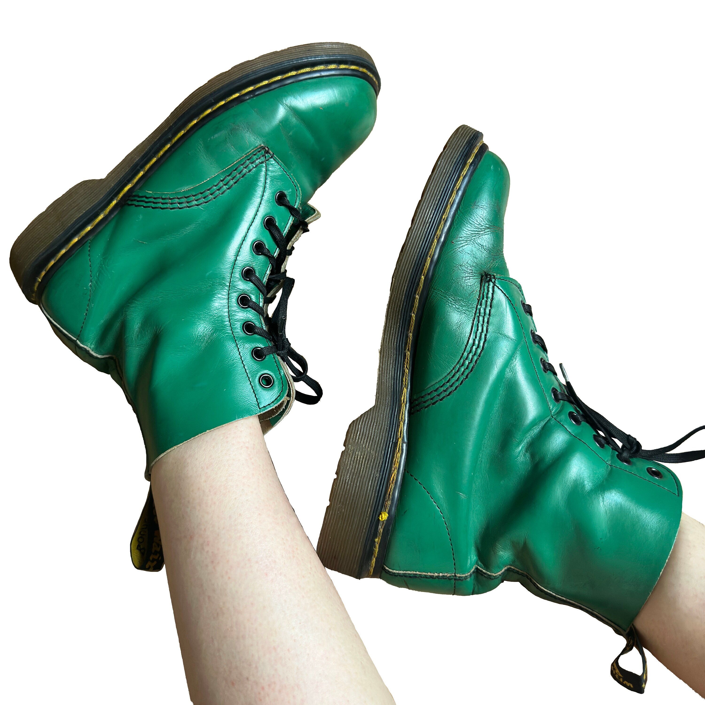 Vintage 1980s Dr Martens / Raiders Shellys London Made in England 